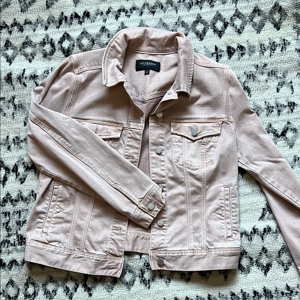 Liverpool pink denim jacket